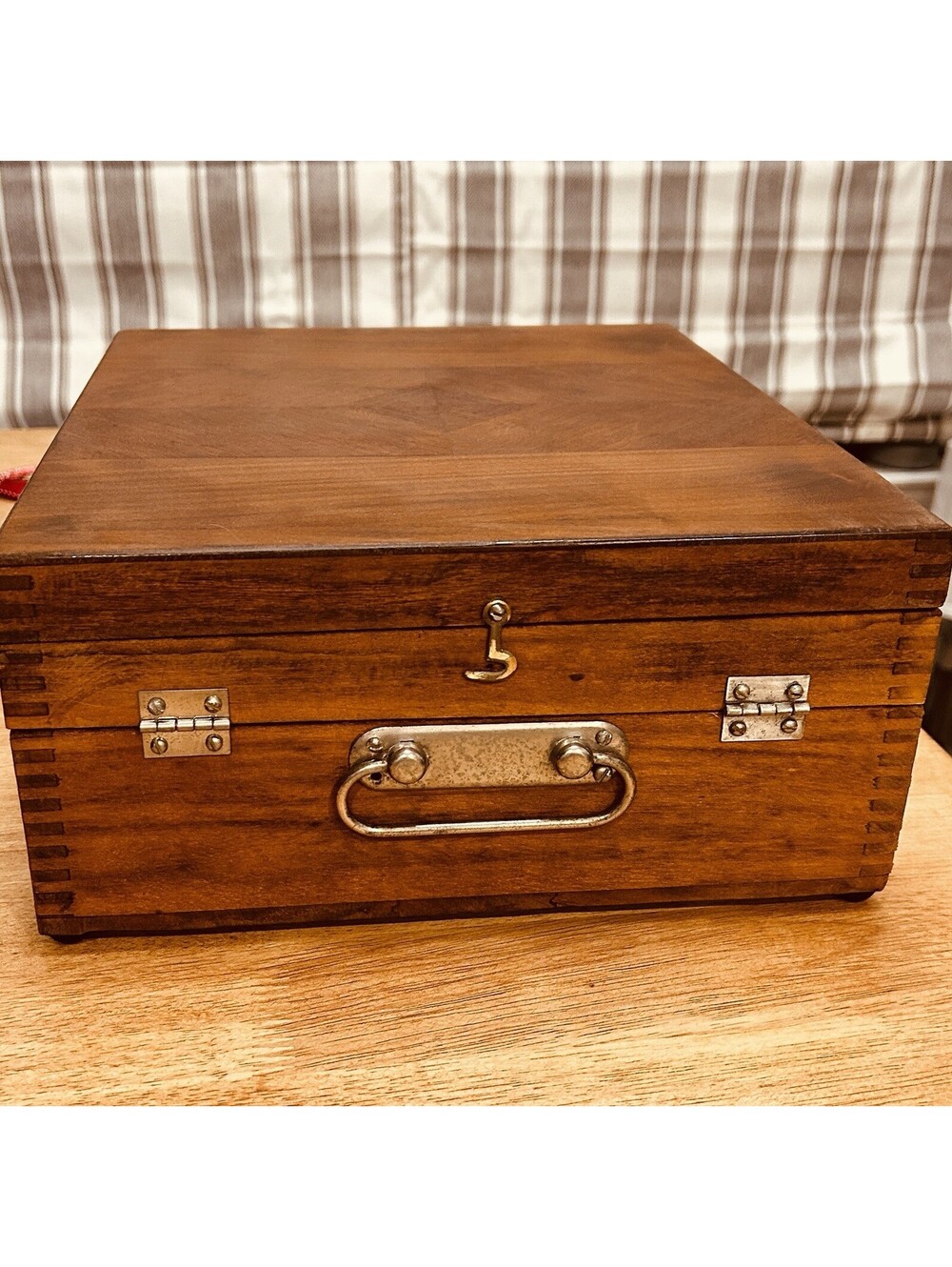 Nega -file Antique Wood Photo Retouching Desk  Light Box Restored EUC